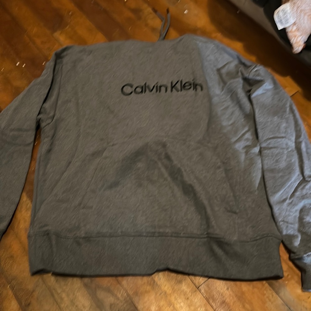 Calvin Klein grey & black sz sx men’s hoodie